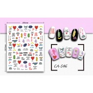 3D Nail Stickers - CA-546